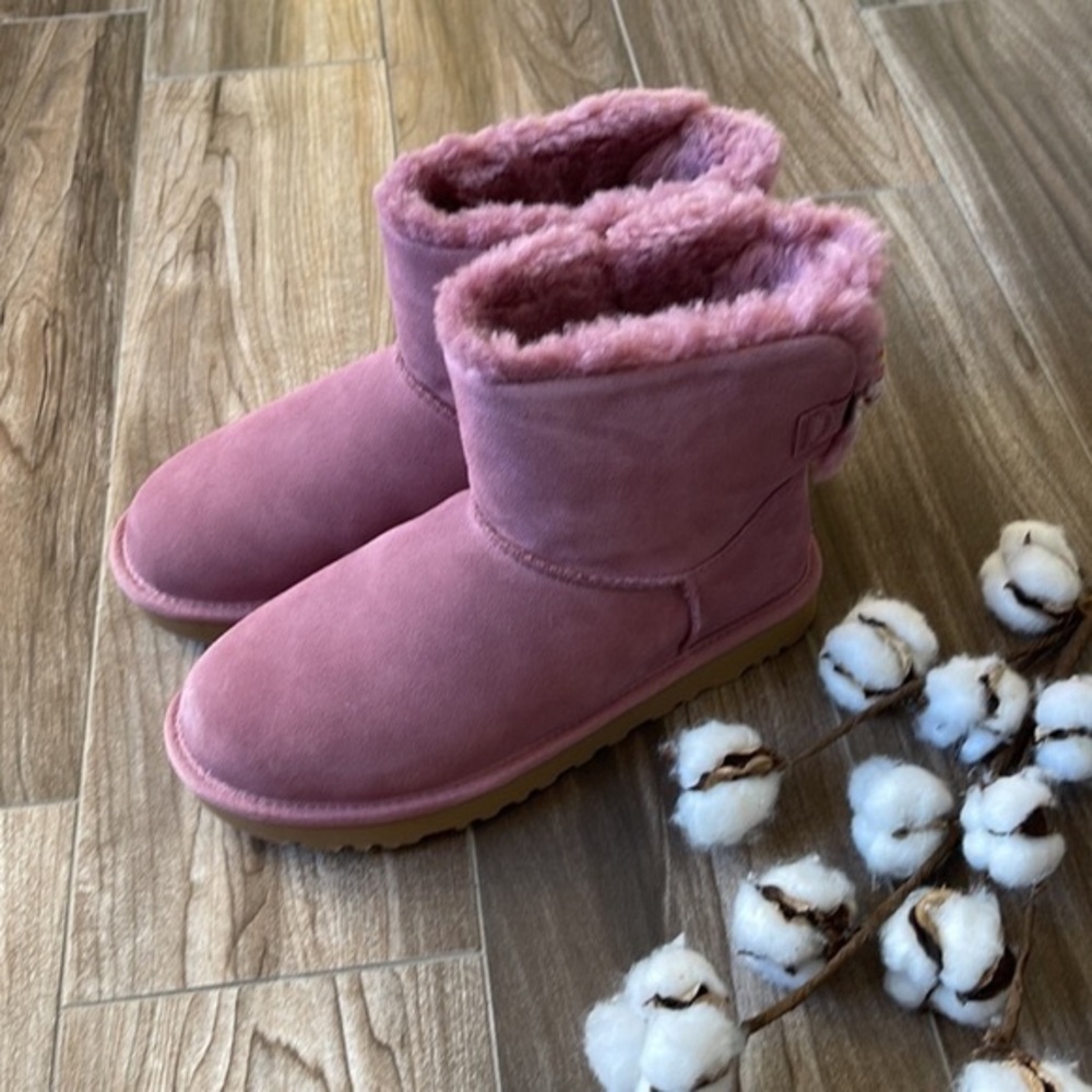 🌿UGG🌿MINI BAILEY BOW SPLATTER BOOTS - Picture 13 of 16